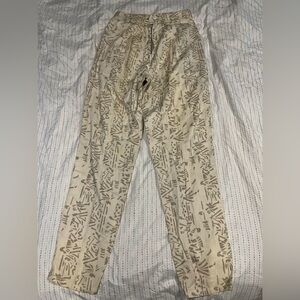 InWear Vintage Women’s Beige Patterned Pants 26”